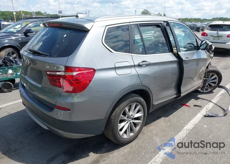 2013 BMW X3 xDrive28I from USA, damaged, VIN 5UXWX9C56D0A27633